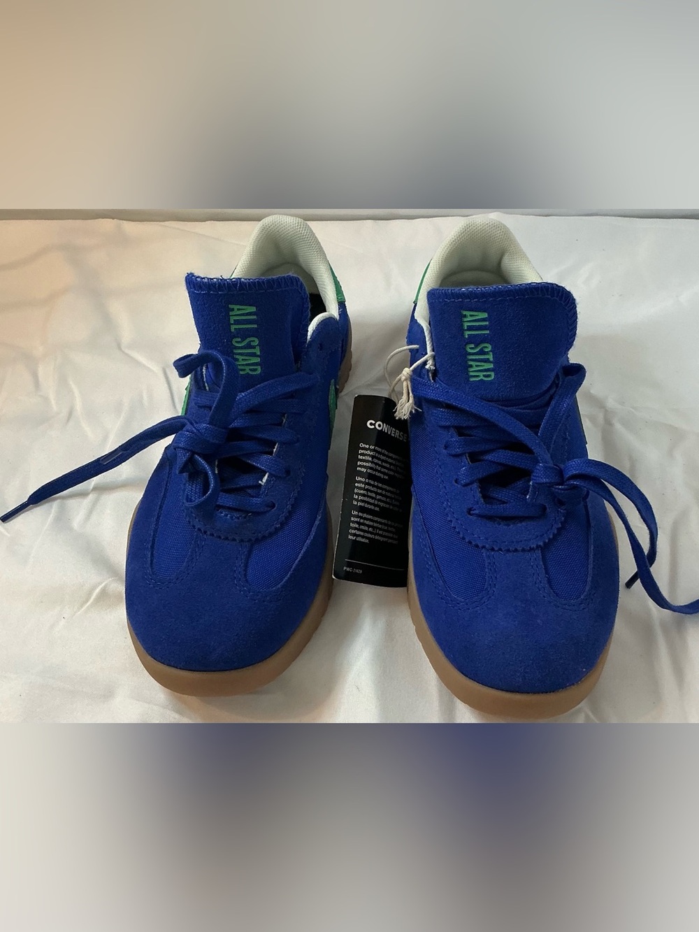 Converse All Star Classic Trainer Blue Green Gum Sneakers Men 5 Women 6.5 NWT